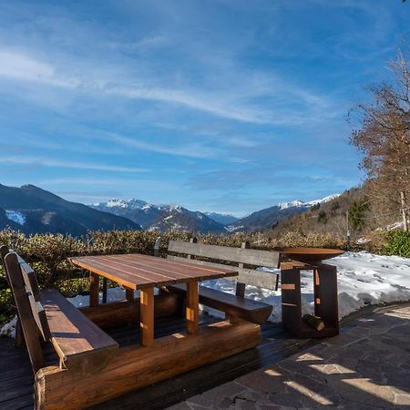 Panoramic House Carnia - Mountain View Apt With Parking And Terraces Villa Ligosullo ภายนอก รูปภาพ