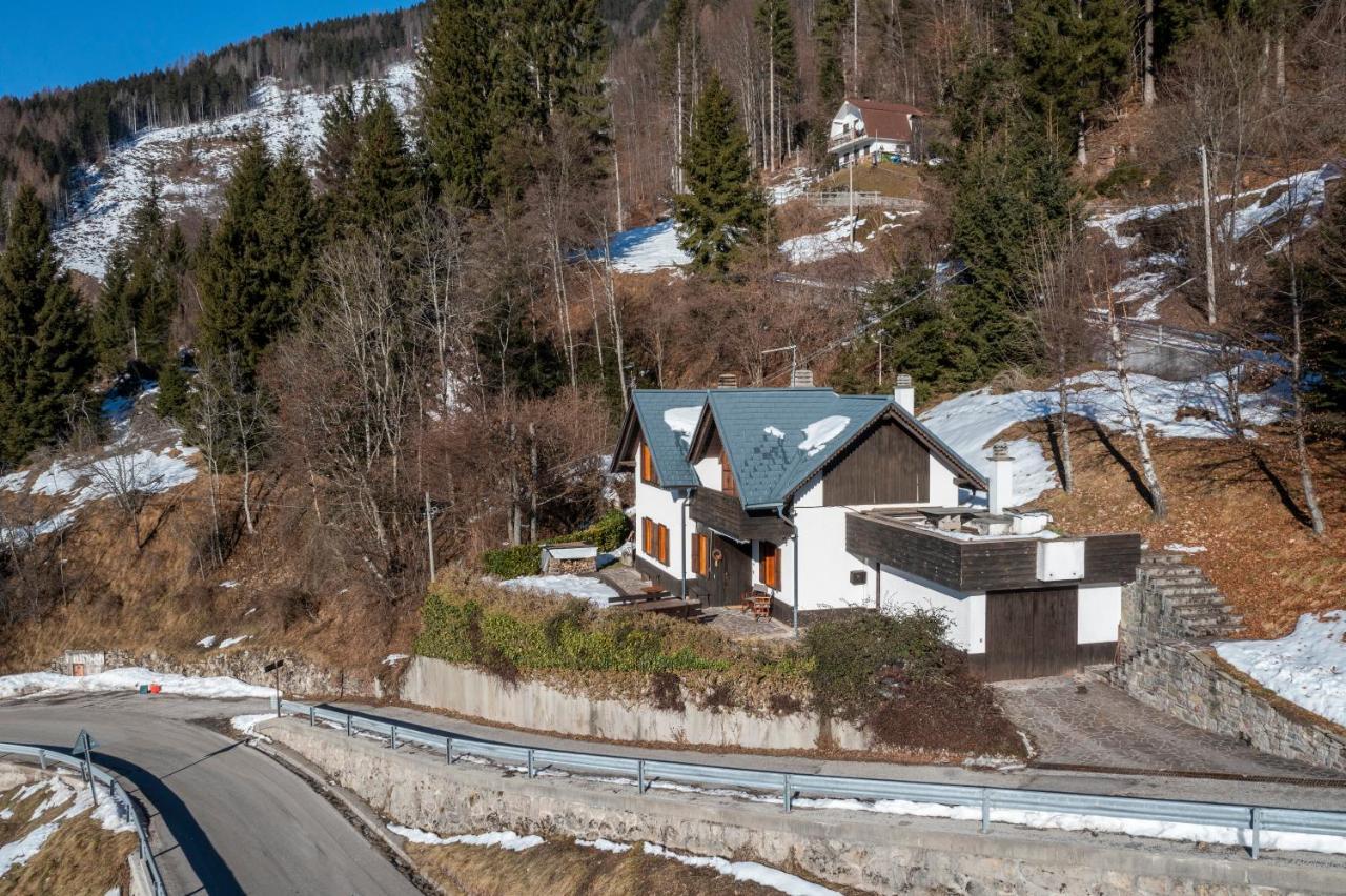 Panoramic House Carnia - Mountain View Apt With Parking And Terraces Villa Ligosullo ภายนอก รูปภาพ