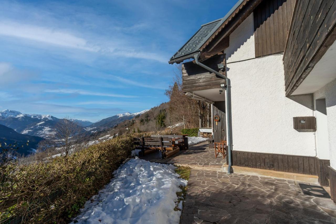Panoramic House Carnia - Mountain View Apt With Parking And Terraces Villa Ligosullo ภายนอก รูปภาพ