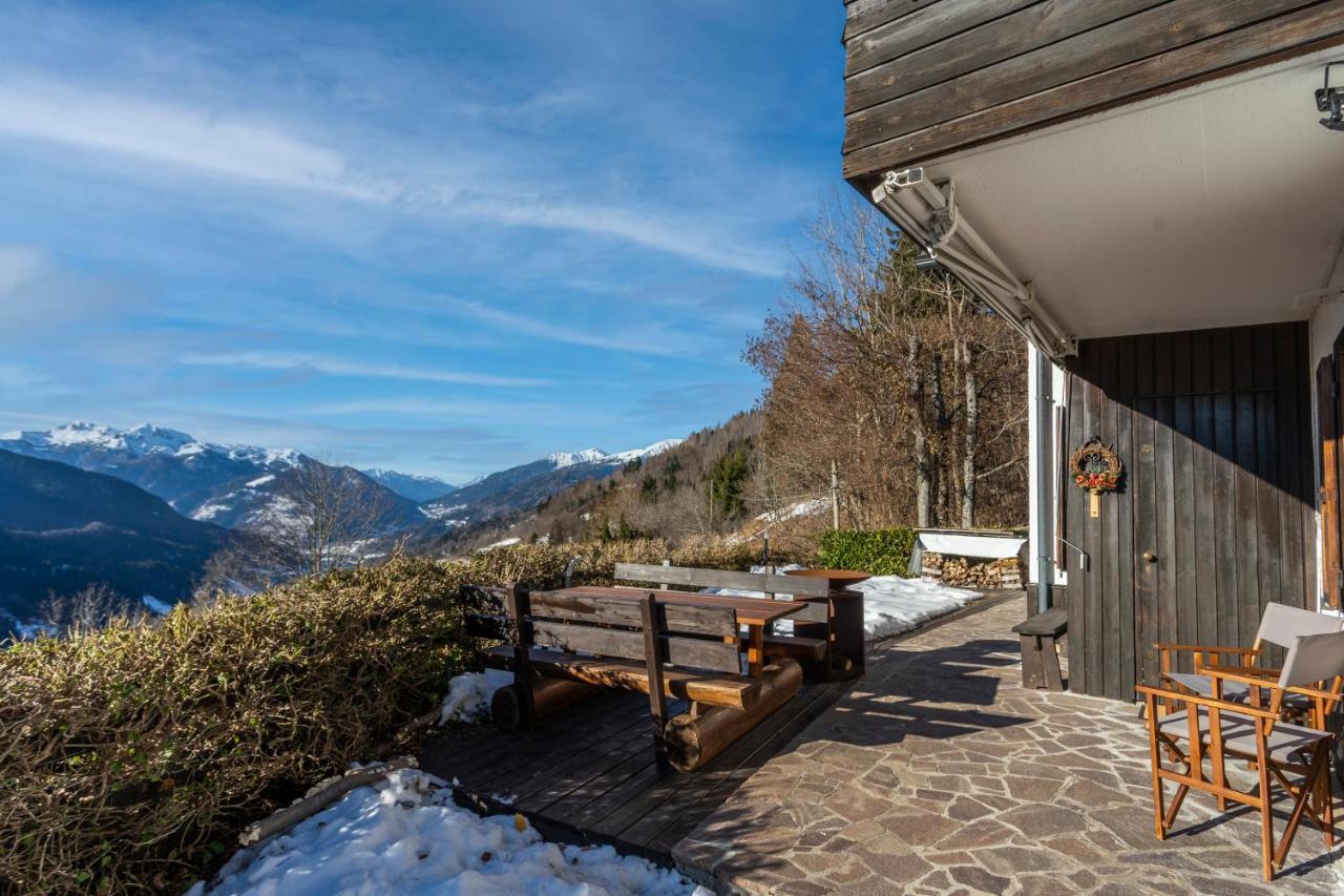 Panoramic House Carnia - Mountain View Apt With Parking And Terraces Villa Ligosullo ภายนอก รูปภาพ