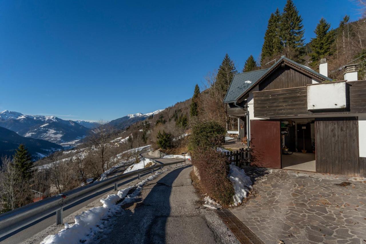Panoramic House Carnia - Mountain View Apt With Parking And Terraces Villa Ligosullo ภายนอก รูปภาพ